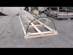 Customized Curved Laminated Glass: Ultra Clear Glass+Ultra Clear PVB Film