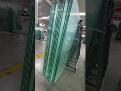 Custom laminated glass for curtain wall