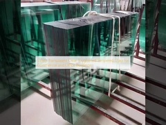 Safety Transparent Clear Toughened Tempered Glass for Commercial and Office Buildings