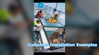 Customer installation example: the complete installation process and the beautiful finished result.